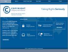 Tablet Screenshot of copyrightintegrity.com